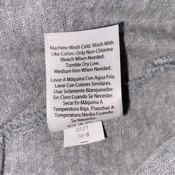 Time and Tru grey cotton romper size xlarge - Picture 6 of 6